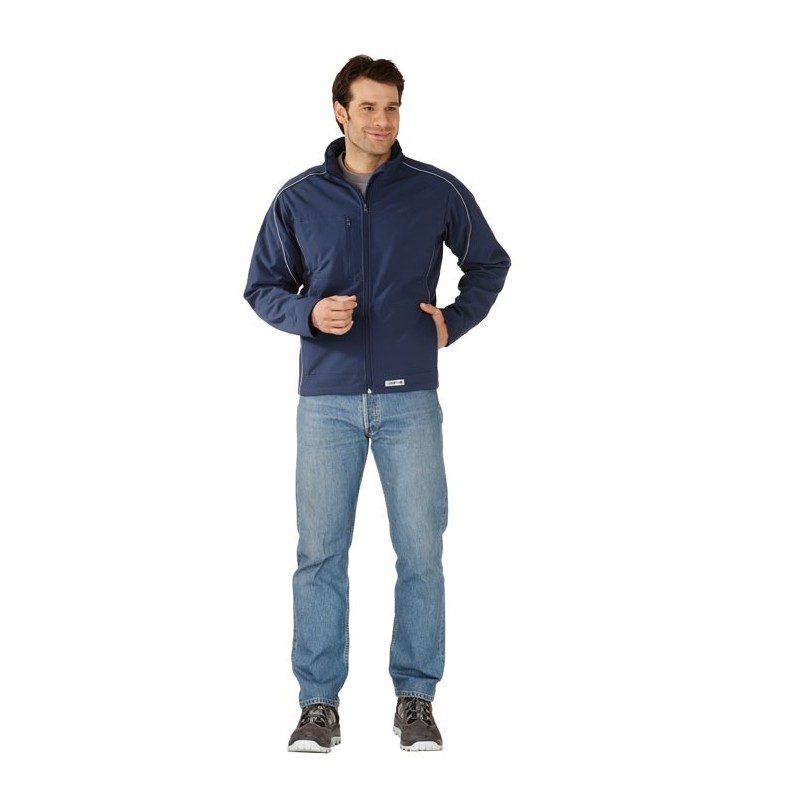 Twilight softshell dzseki, kék és fekete színekben