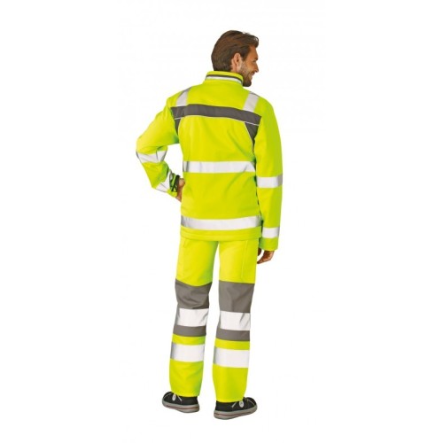 Plaline jól láthatósági Softshell dzseki