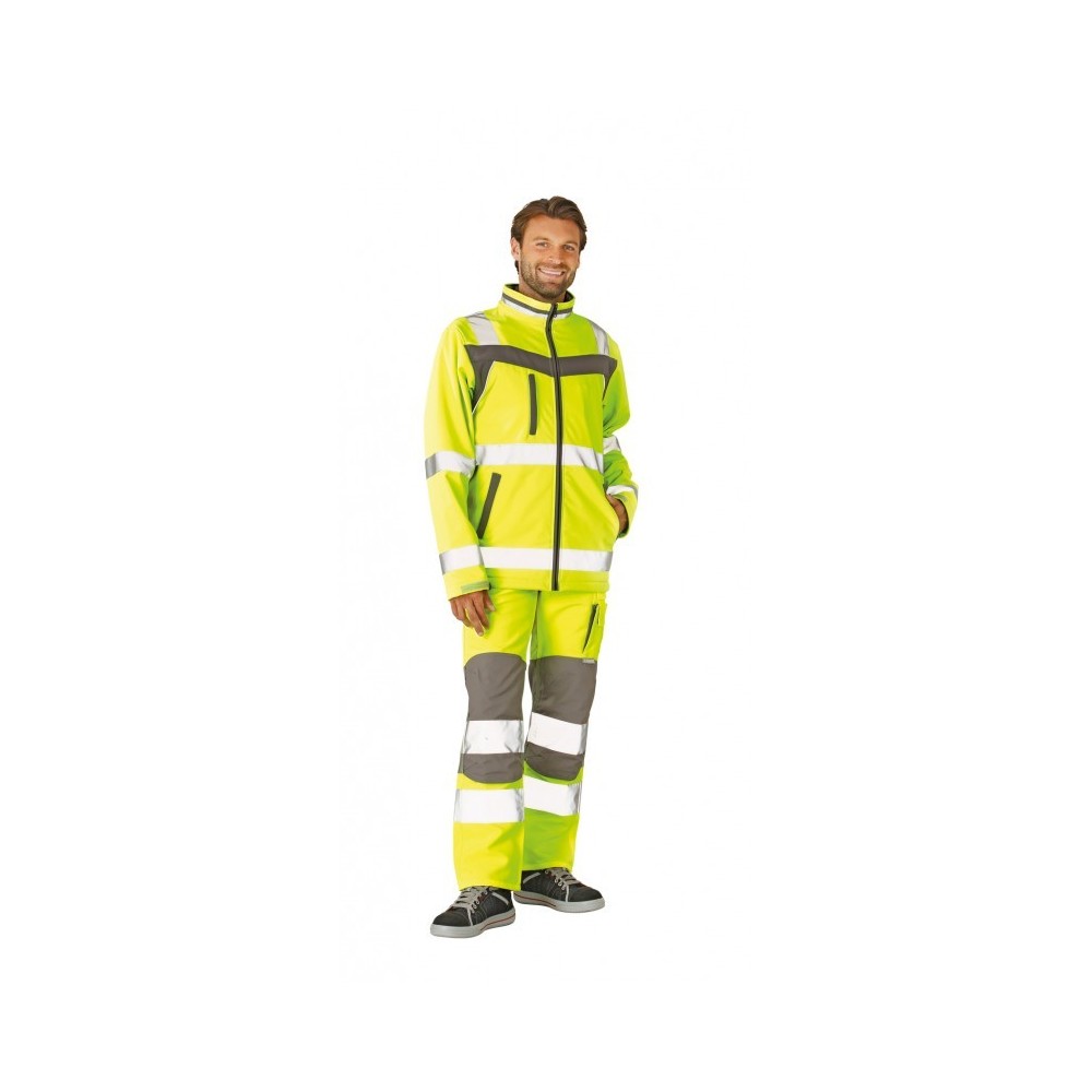 Plaline jól láthatósági Softshell dzseki