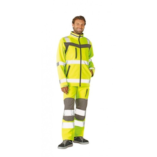 Plaline jól láthatósági Softshell dzseki